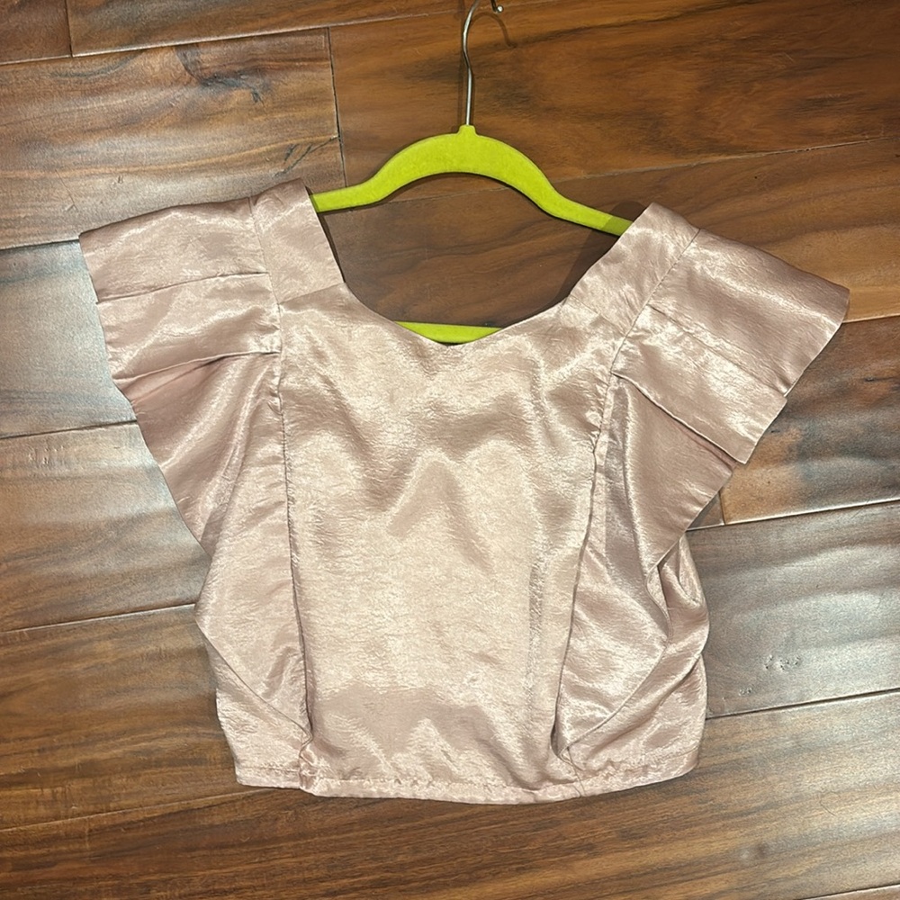 KOCH Cecelia Top Size Small Light Pink Shimmer